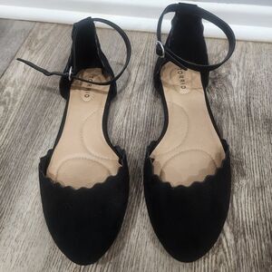 Torrid Black Women's Ankle Strap Flats